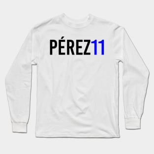 Sergio Perez 11 Design 2021 Long Sleeve T-Shirt